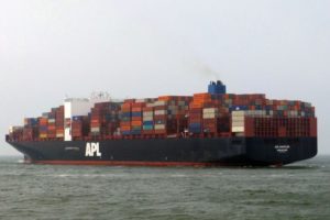 APL Raffles container ship