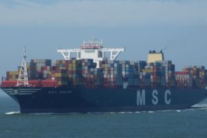 MSC Oscar container ship